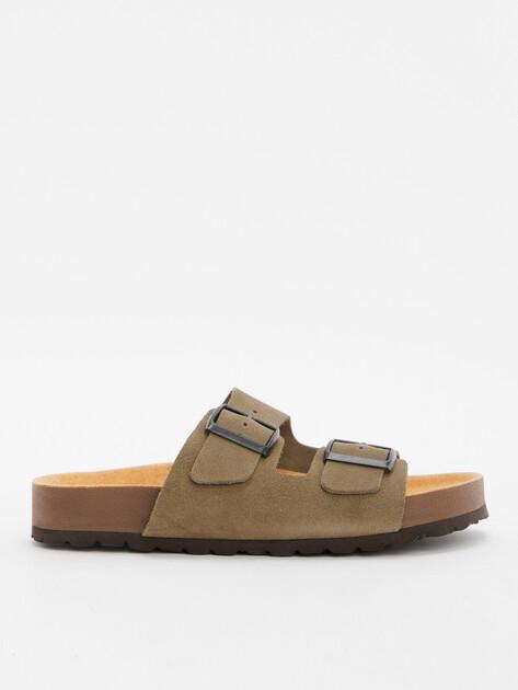 BIO GREEN Flip-flops (natural suede)