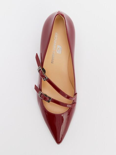 GIOVANNI FABIANI Mary Jane shoes (upper and sole made of genuine leather)
