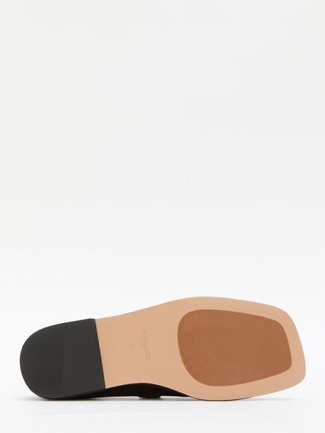 TENDANCE Mary Jane ballet flats (natural suede)
