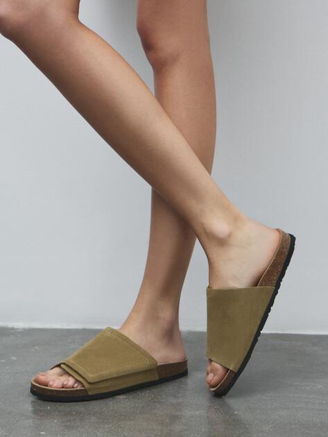 CREATIVO SPAIN Flip-flops (natural suede)