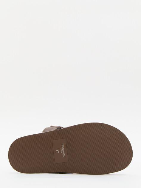 TENDANCE Slippers (genuine suede/genuine leather)