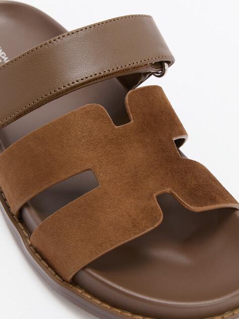 TENDANCE Slippers (genuine suede/genuine leather)