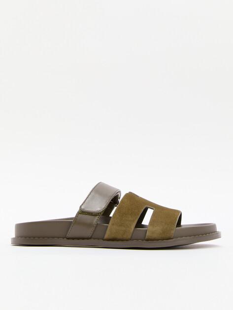 TENDANCE Slippers (genuine suede/genuine leather)