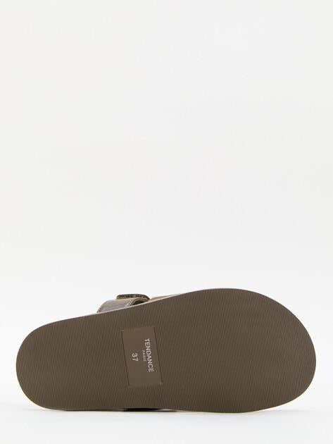 TENDANCE Slippers (genuine suede/genuine leather)