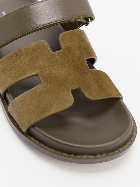 TENDANCE Slippers (genuine suede/genuine leather)