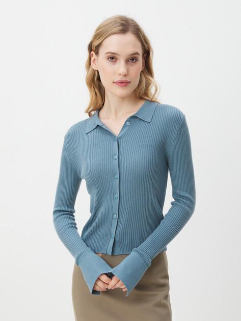 MAISON DAVID Cardigan (natural wool/silk/acrylic)