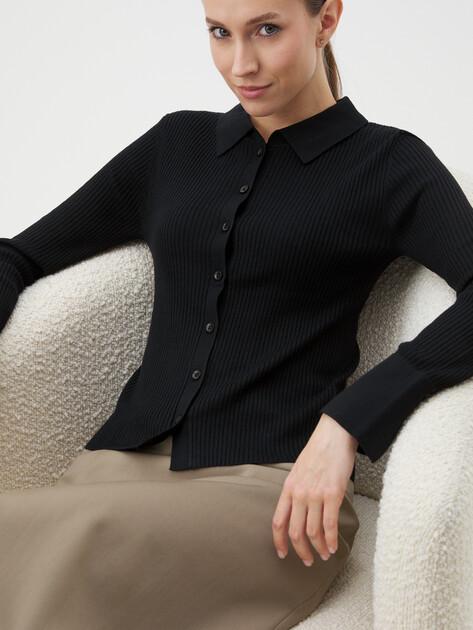 MAISON DAVID Cardigan (natural wool/silk/acrylic)