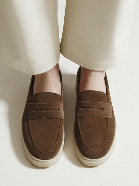 TENDANCE Loafers (natural suede)