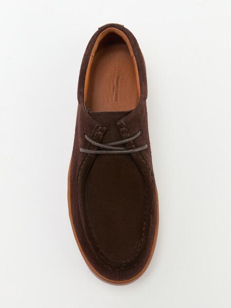 MAISON DAVID Low shoes (natural suede/natural rubber sole)