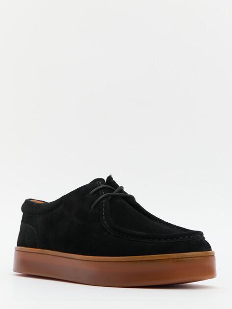 MAISON DAVID Low shoes (natural suede/natural rubber sole)