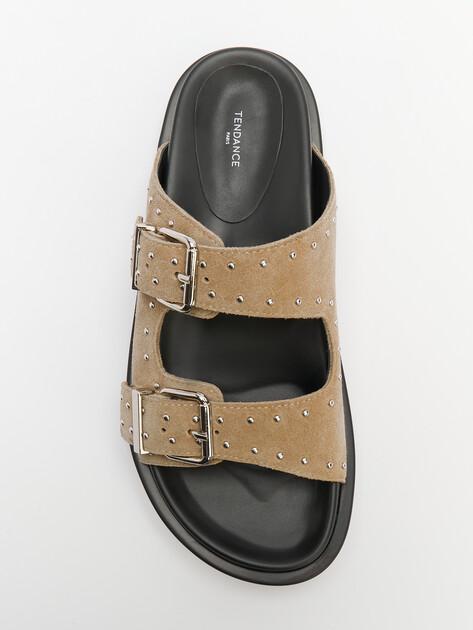 TENDANCE Slippers (natural suede)