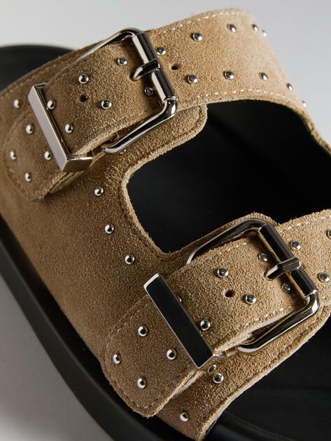 TENDANCE Slippers (natural suede)