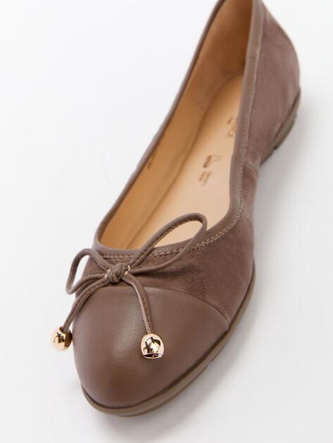 TENDANCE Ballet flats (genuine suede/genuine leather)