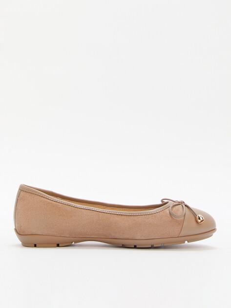 TENDANCE Ballet flats (genuine suede/genuine leather)
