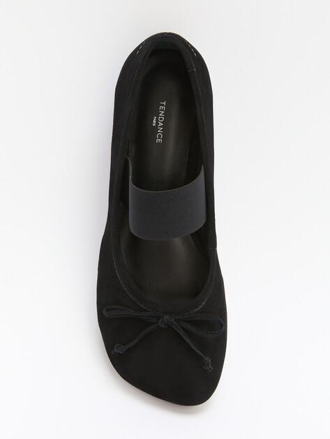 TENDANCE Mary Jane ballet flats (natural suede)
