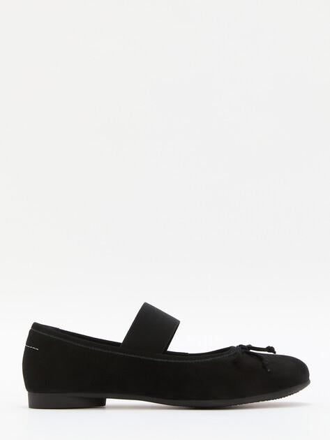 TENDANCE Mary Jane ballet flats (natural suede)