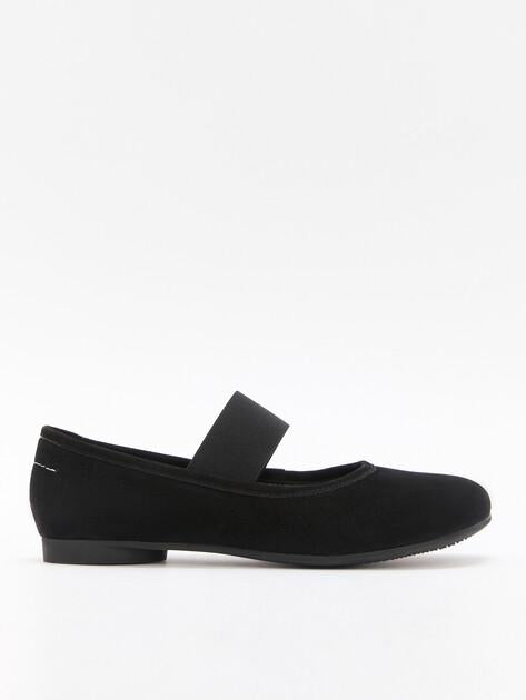 TENDANCE Mary Jane ballet flats (natural suede)
