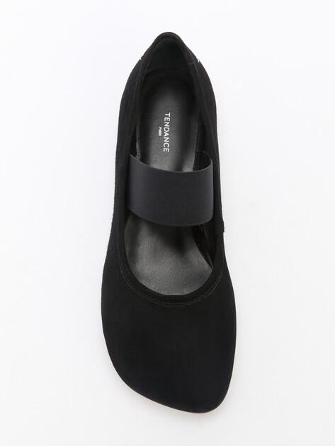 TENDANCE Mary Jane ballet flats (natural suede)