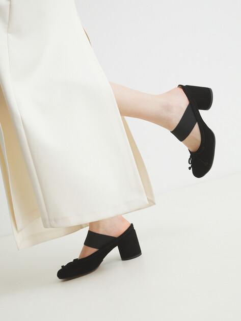 TENDANCE Mules (natural suede)