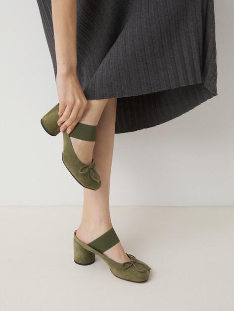 TENDANCE Mules (natural suede)