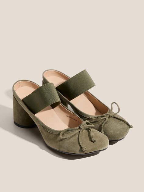 TENDANCE Mules (natural suede)