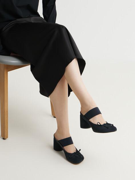 TENDANCE Mules (natural suede)