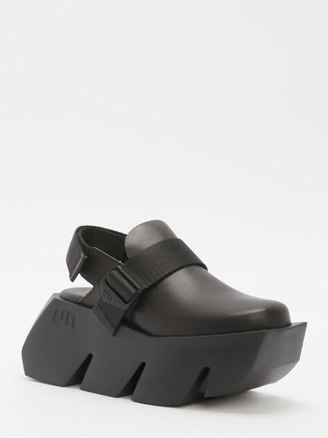 UNITED NUDE Bull Mule Sandals (genuine leather/textile)