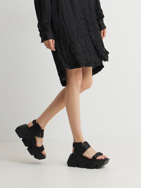 UNITED NUDE Bull Run Sandals (genuine leather/textile)