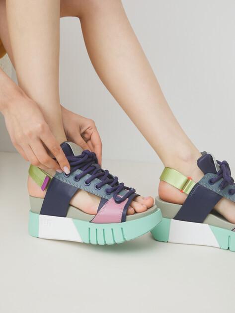UNITED NUDE Delta Sporty Sandals (genuine leather/textile)