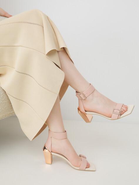 UNITED NUDE Gem Keiko Mid Sandals (genuine leather)