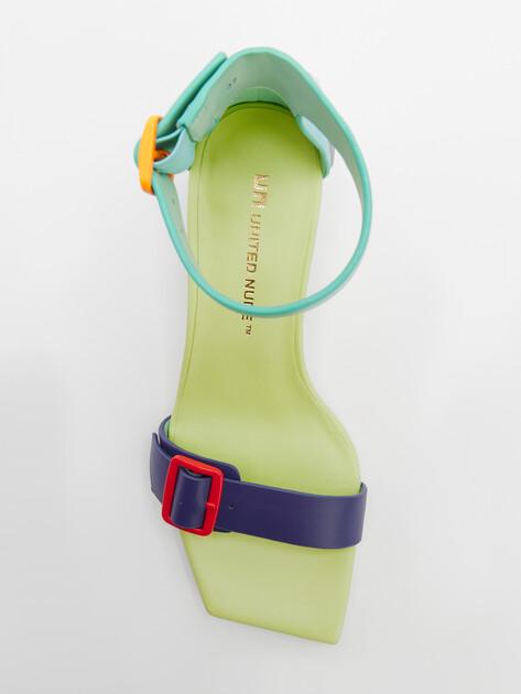 UNITED NUDE Gem Keiko Mid Sandals (genuine leather)