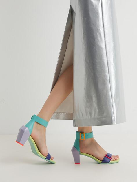 UNITED NUDE Gem Keiko Mid Sandals (genuine leather)