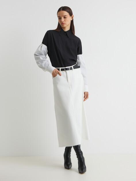 MAISON DAVID Midi (cotton/viscose)