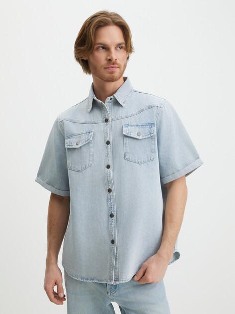 MAISON DAVID Denim Shirt (Cotton/Polyester)