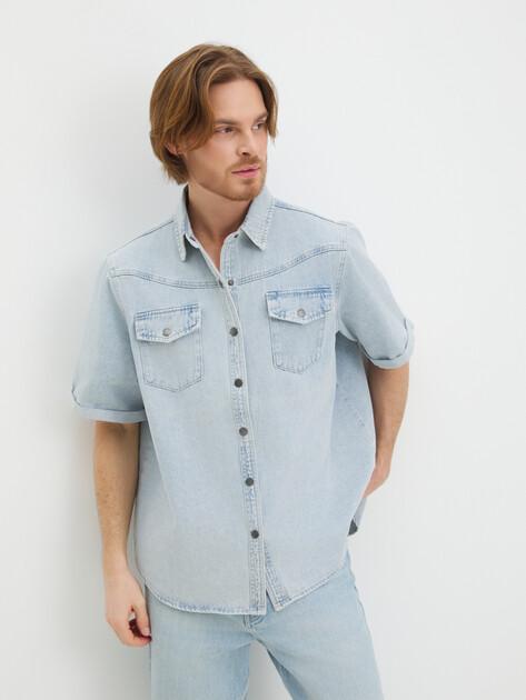 MAISON DAVID Denim Shirt (Cotton/Polyester)