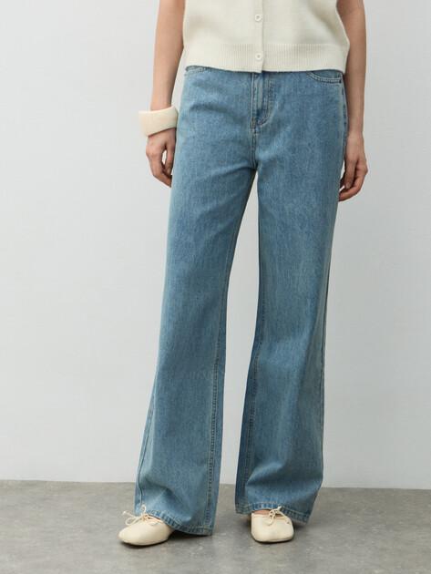 MAISON DAVID Wide-leg jeans (cotton)