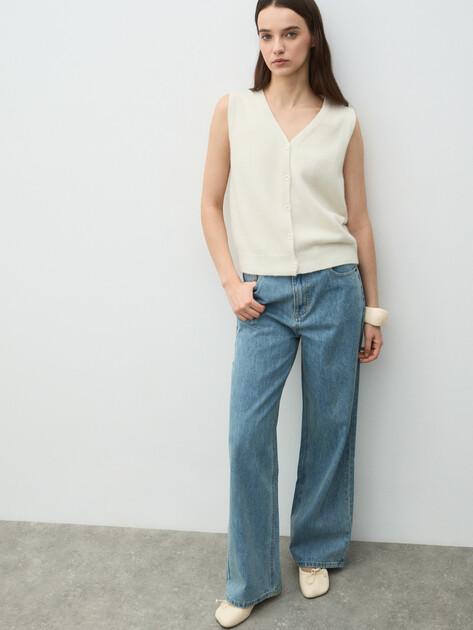 MAISON DAVID Wide-leg jeans (cotton)