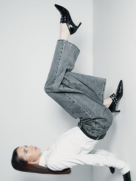 MAISON DAVID Wide-leg jeans (cotton)