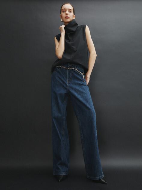 MAISON DAVID Wide-leg jeans (cotton)