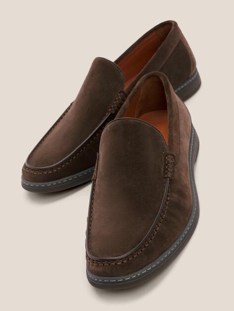 TENDANCE Loafers (genuine suede/genuine leather)