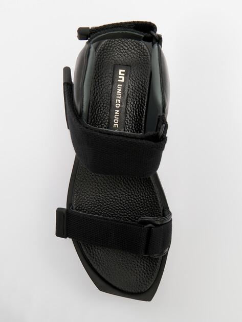 UNITED NUDE Wa Puffy Lo Sandals (genuine leather/textile)