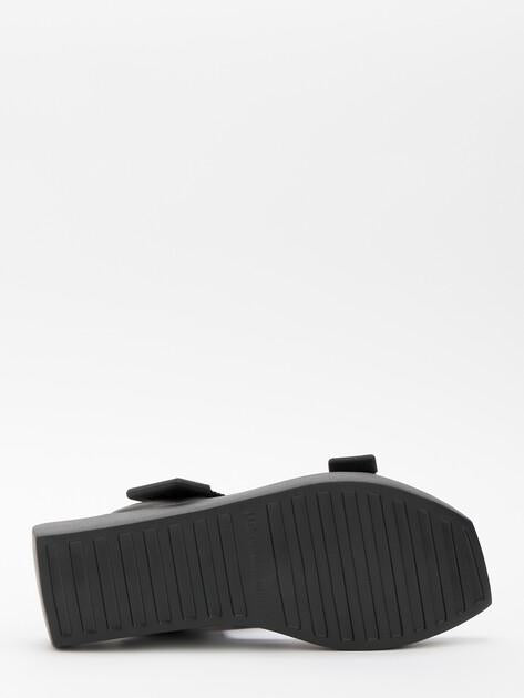 UNITED NUDE Wa Puffy Lo Sandals (genuine leather/textile)