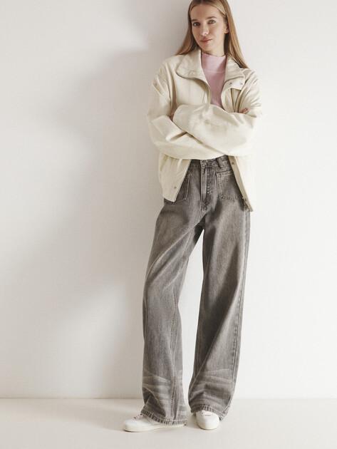 MAISON DAVID Wide-leg jeans (cotton/polyester)