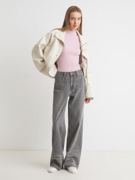 MAISON DAVID Wide-leg jeans (cotton/polyester)