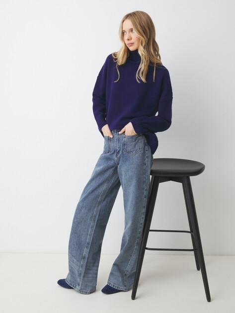 MAISON DAVID Wide-leg jeans (cotton/polyester)