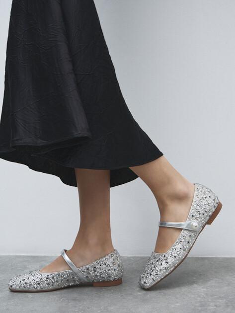 TENDANCE Mary Jane ballet flats (genuine leather)