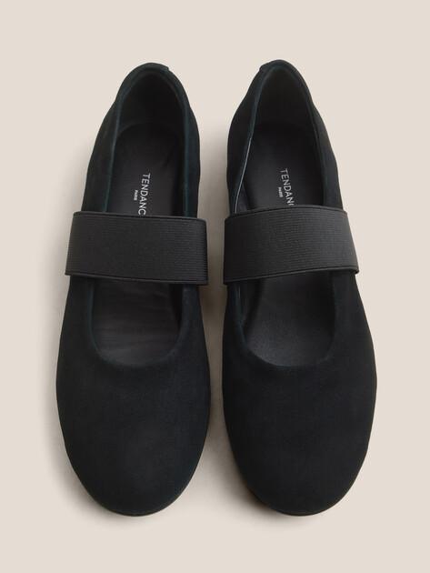 TENDANCE Mary Jane ballet flats (natural suede)