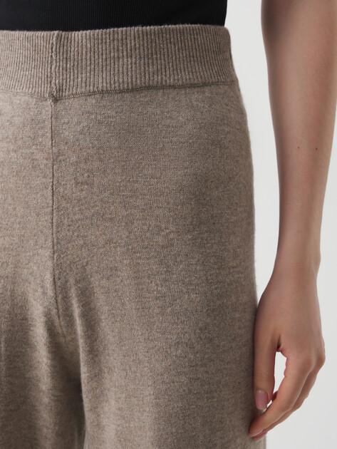 MAISON DAVID Wide-leg trousers (natural wool/cashmere)