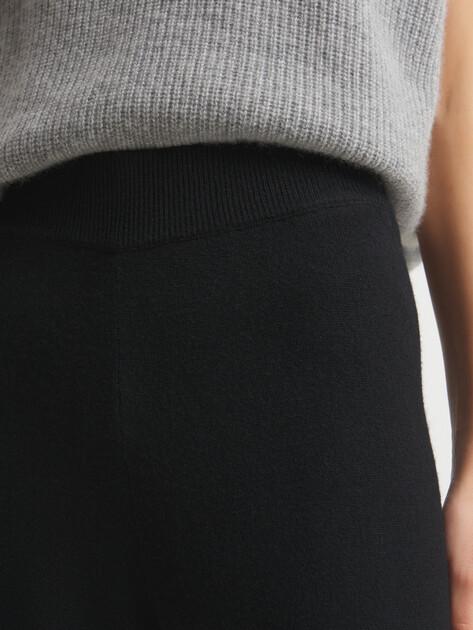 MAISON DAVID Wide-leg trousers (natural wool/cashmere)