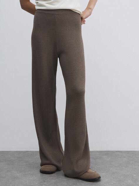MAISON DAVID Wide-leg trousers (viscose/wool)